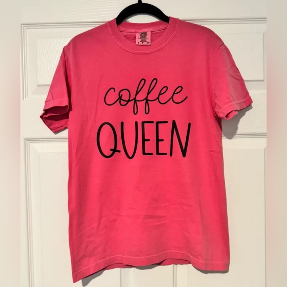 ✨Comfort Colors Tee Shirt (coffee queen)